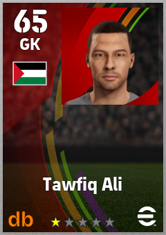 Tawfiq Ali — GK, OVR 65, MAX 65