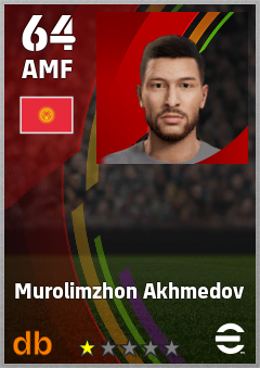Murolimzhon Akhmedov — AMF, OVR 64, MAX 64