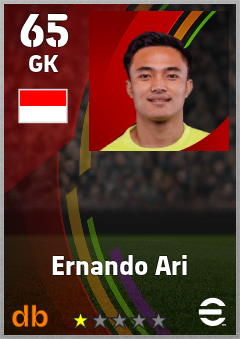 Ernando Ari eFootball player card