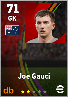 Joe Gauci eFootball player card