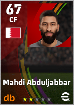 Mahdi Abduljabbar eFootball player card