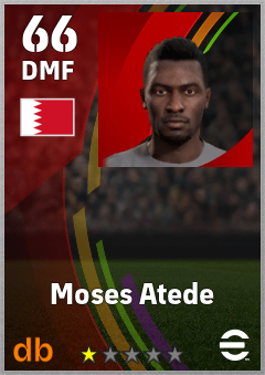Moses Atede eFootball player card