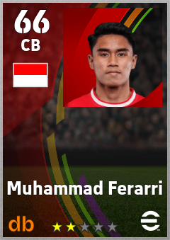 Muhammad Ferarri eFootball player card