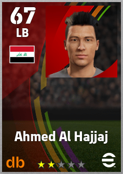 Ahmed Al Hajjaj eFootball player card