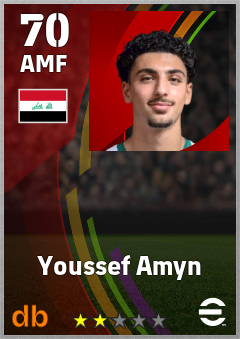Youssef Amyn — AMF, OVR 70, MAX 70