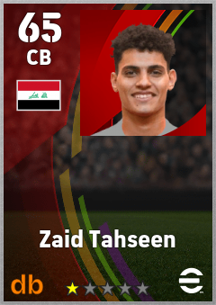 Zaid Tahseen eFootball player card