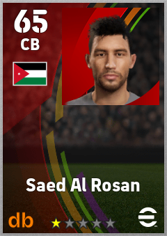 Saed Al Rosan eFootball player card