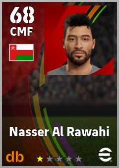 Nasser Al Rawahi — CMF, OVR 68, MAX 68