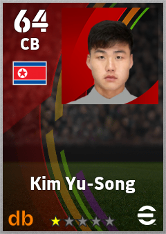 Kim Yu-Song — CB, OVR 64, MAX 64
