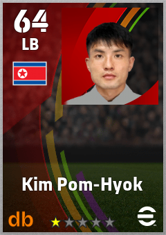 Kim Pom-Hyok — LB, OVR 64, MAX 64