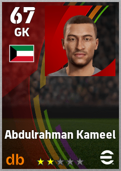 Abdulrahman Kameel eFootball player card