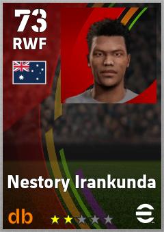 Nestory Irankunda — RWF, OVR 73, MAX 73