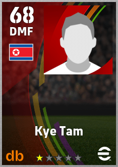Kye Tam — DMF, OVR 68, MAX 68