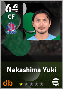 Nakashima Yuki eFootball player card