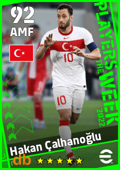 Hakan Çalhanoğlu eFootball player card