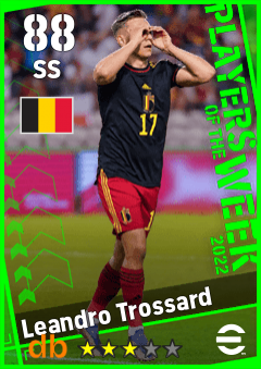 Leandro Trossard — SS, OVR 88, MAX 88