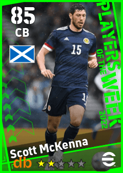 Scott McKenna — CB, OVR 85, MAX 85