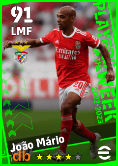 João Mário — LMF, OVR 91, MAX 91