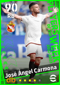 José Ángel Carmona — RB, OVR 90, MAX 90