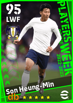 Son Heung-Min — LWF, OVR 95, MAX 95