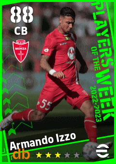 Armando Izzo — CB, OVR 88, MAX 88