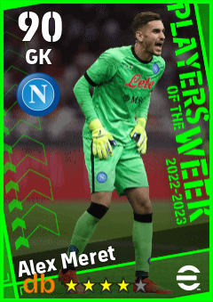 Alex Meret — GK, OVR 90, MAX 90