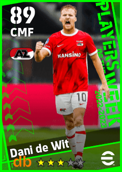 Dani de Wit — CMF, OVR 89, MAX 89