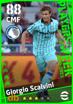 Giorgio Scalvini — CMF, OVR 88, MAX 88