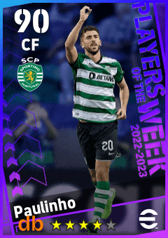 Paulinho — CF, OVR 90, MAX 90