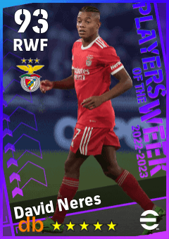 David Neres — RWF, OVR 93, MAX 93