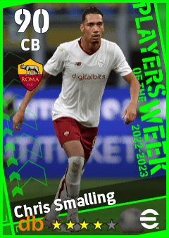 Chris Smalling — CB, OVR 90, MAX 90
