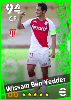 Wissam Ben Yedder — CF, OVR 94, MAX 94