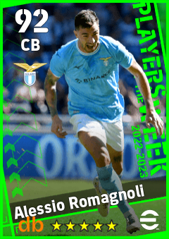 Alessio Romagnoli — CB, OVR 92, MAX 92