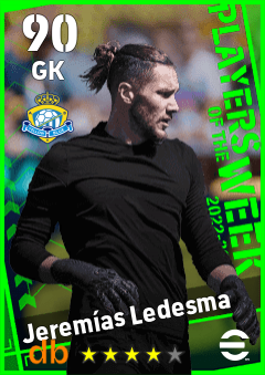 Jeremías Ledesma — GK, OVR 90, MAX 90