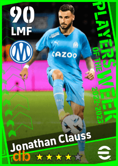 Jonathan Clauss eFootball player card