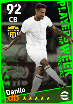 Danilo eFootball player card