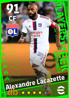 Alexandre Lacazette eFootball player card