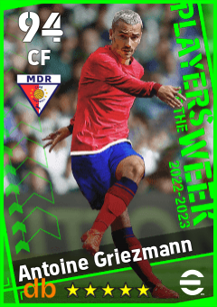 Antoine Griezmann — CF, OVR 94, MAX 94