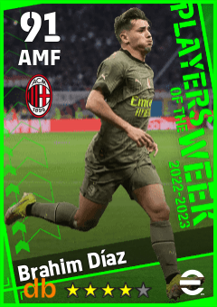 Brahim Díaz eFootball player card