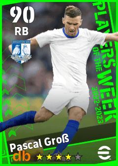 Pascal Groß eFootball player card