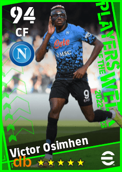 Victor Osimhen — CF, OVR 94, MAX 94