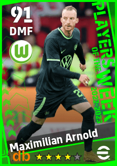 Maximilian Arnold — DMF, OVR 91, MAX 91
