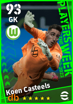 Koen Casteels — GK, OVR 93, MAX 93