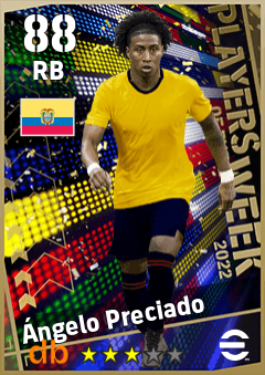 Ángelo Preciado eFootball player card