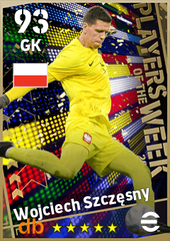 Wojciech Szczęsny — GK, OVR 93, MAX 93