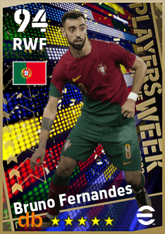Bruno Fernandes eFootball player card