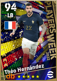 Théo Hernández — LB, OVR 94, MAX 94