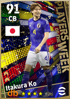 Itakura Ko eFootball player card