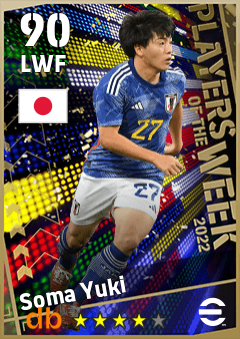 Soma Yuki — LWF, OVR 90, MAX 90