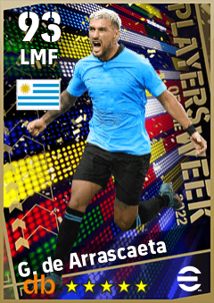 G. de Arrascaeta — LMF, OVR 93, MAX 93